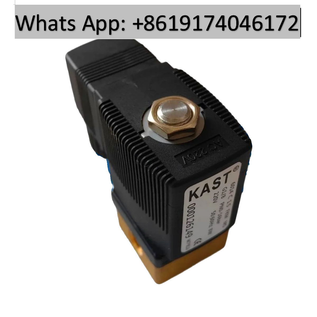 

Pneumatic 6014 two position normally closed solenoid valve air compressor inlet valve bottom plate connection special