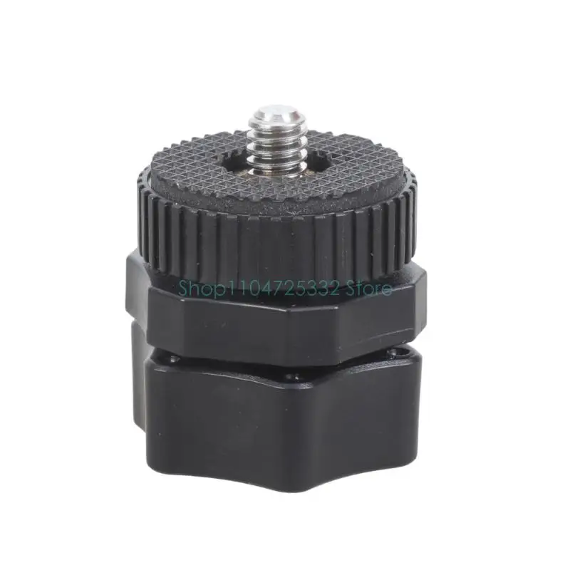 

P5EA Lightweight Plastic Ball Joint Adapter 17mm Ball Socket to 1/4-20 Male Thread for Tripod Phone Holder Mount