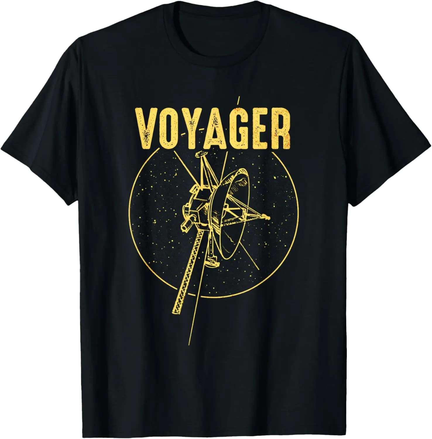 Voyager 1 & 2 Space Probe Sonnensystem Astronomie Weltraumflug T-Shirt Lustige, atmungsaktive und bequeme Grafik-T-Shirts