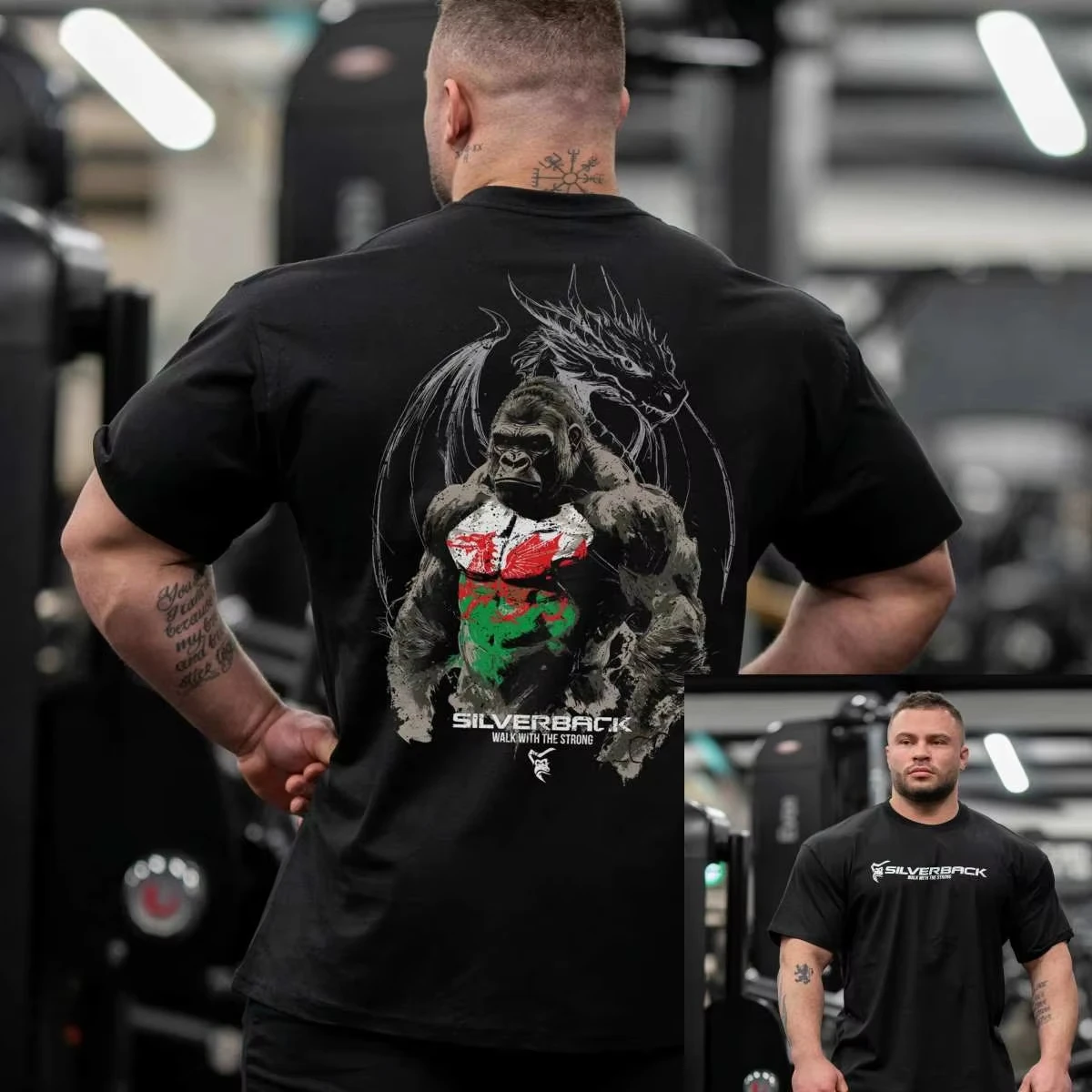 Streetwear Brand Red - Kaus Merek Pakaian Latihan Kekuatan Profesional