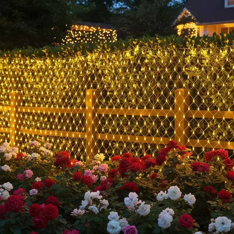 3x2m Waterproof Christmas Net Lights Outdoor Wedding Party Decoration Mesh Curtain Lights