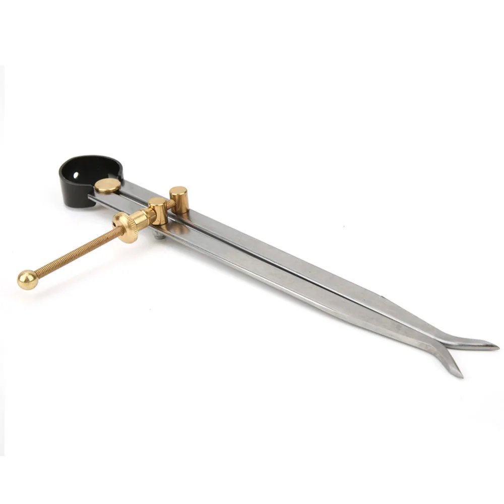 Durable Carbon Steel Spring Divider Heat Quenched 200mm Inside Caliper Brass Spring Joint Caliper For Scribing