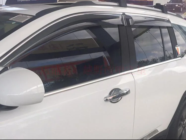 Window Visor Rain Guard Side Window Deflector Weather Shield For Compass 2006 2007 2008 2009 2010 2011 2012 2013 2014 2015 2016