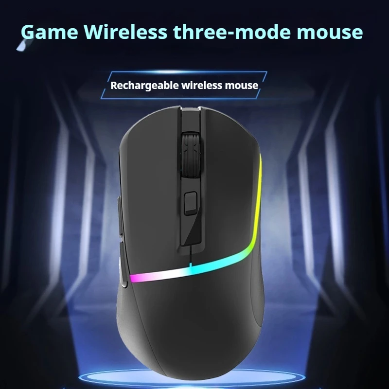 M96 Gaming Specific Wireless Mouse Paw3212 Chip 10000dpi Lightweight Design Rgb Light Effect Tablet Laptop Office Gaming Mouse