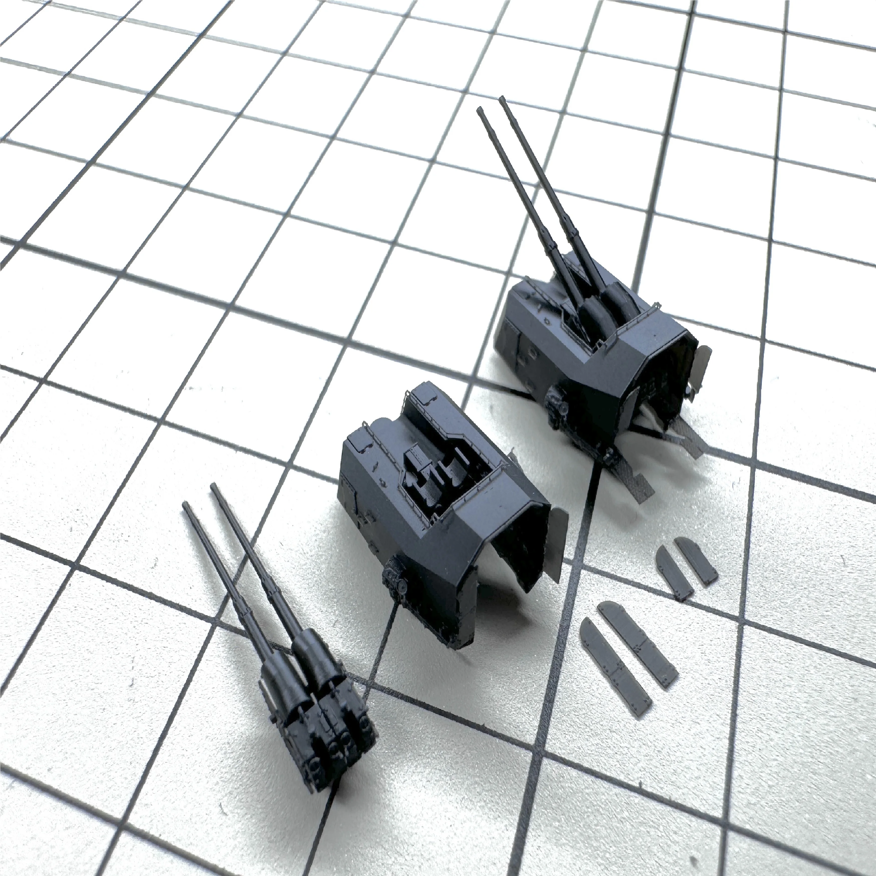 MUYI MODELO STUDIO Kit de impressão 3D 1/350 G350002 KRIEGSMARINE105MM SK C/33 PUNAS