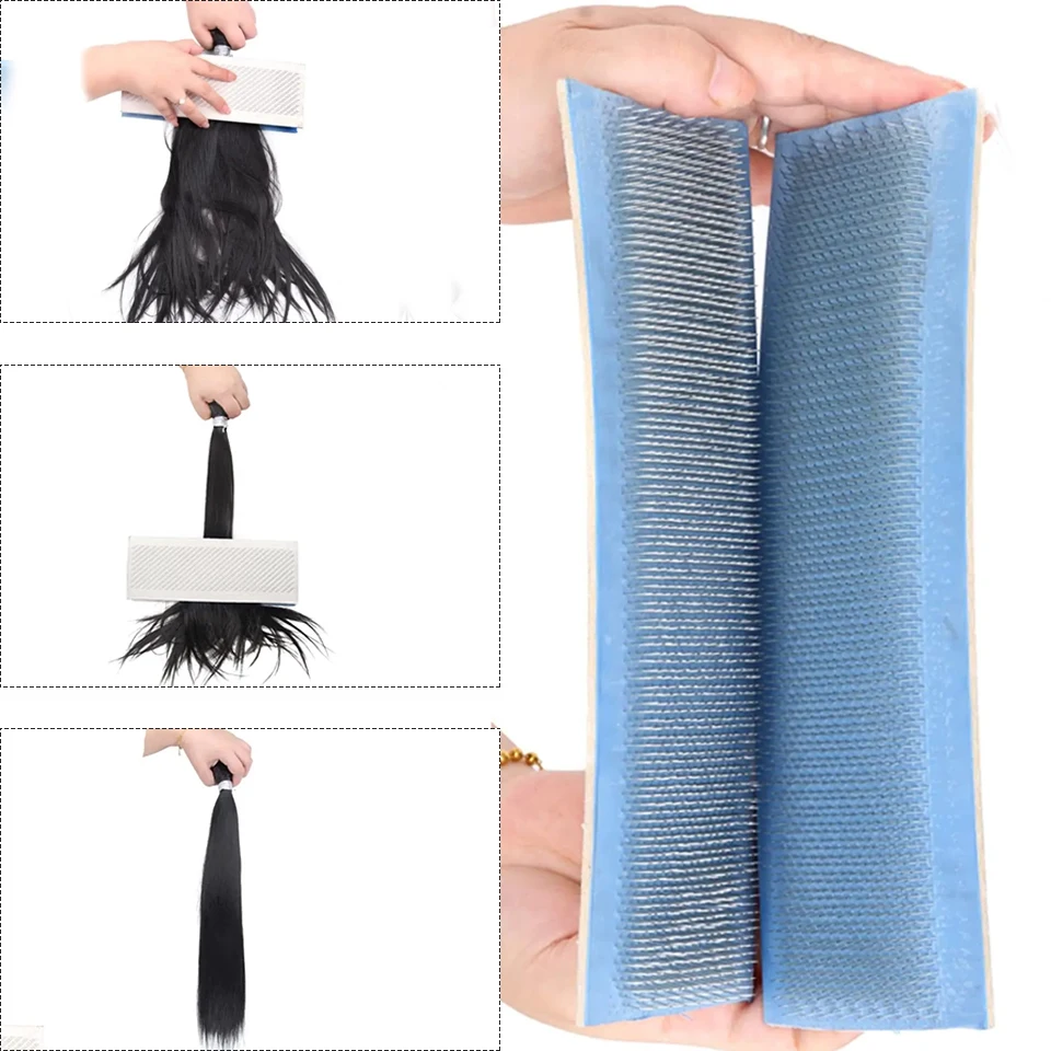 Hair Holder Drawing Mat For Bulk Hair Extension Tools Professional Making Lace Wigs Tools  Dragging Splint Tool with Needles