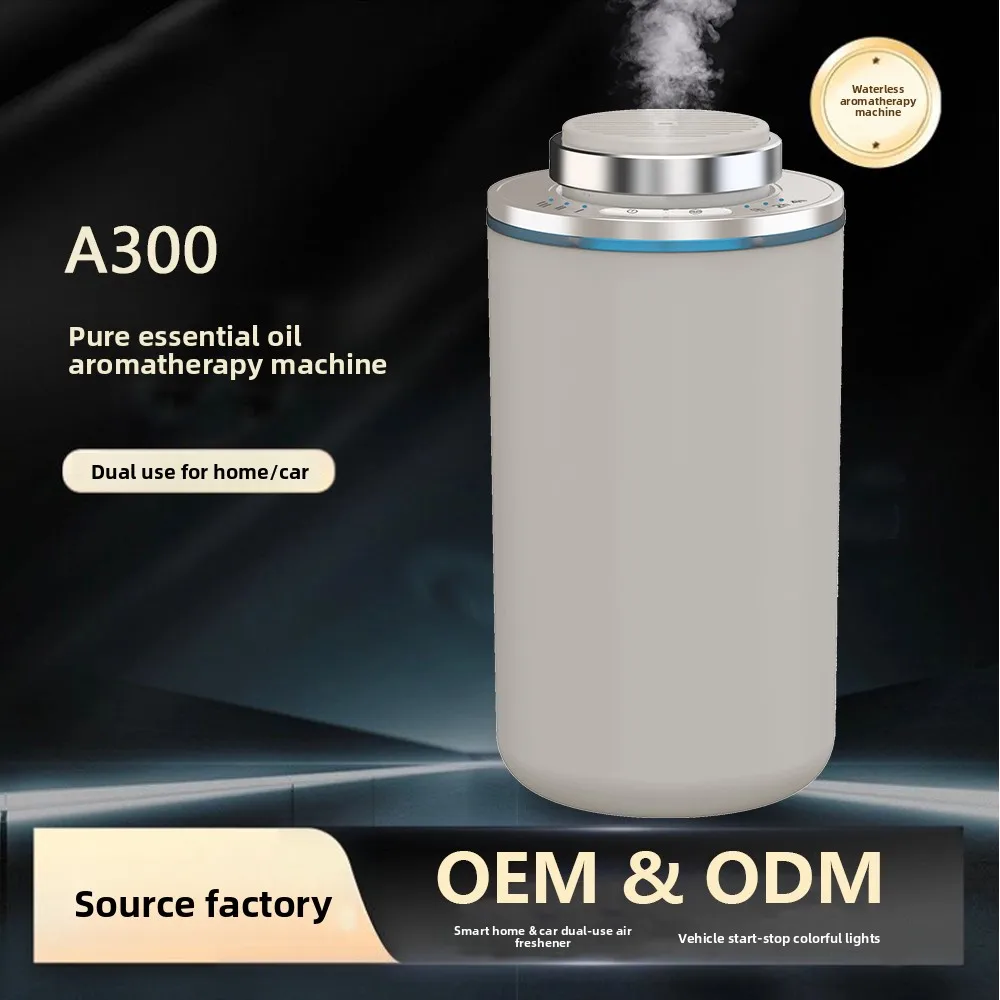 

Mini Waterless Car Aroma Diffuser USB Rechargeable Portable Fragrance Scent Machine for Bedroom Toilet Spa