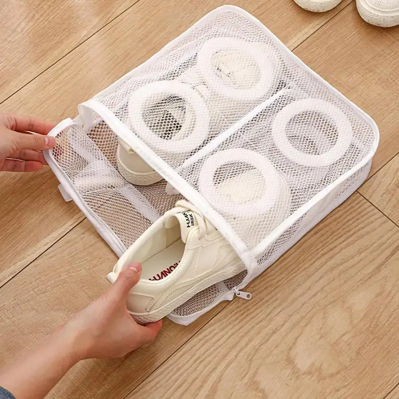 Washing Machine Shoe Bag lazy anti-deformation shoe cover Reinforced Sneaker Wash Bag Heavy-Duty Shoes Cleaning Laundry Bag