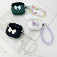 cute with keychian cover For SoundPEATS Air5 PRO /H3/Clip1 /C30/Clear Dot /Life silicon Earphone Case for SoundPEATS T3 PRO case