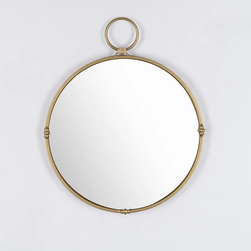 

Hanging mirror easy to install luxury mirror accent wall brass