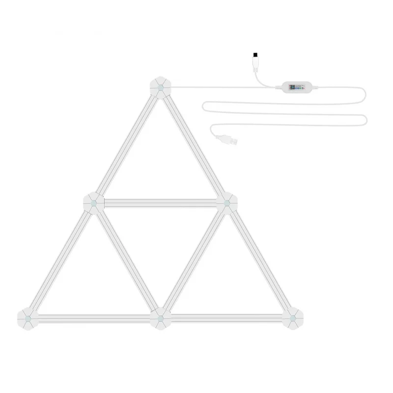 مصباح حائط LED |   التحكم في تطبيق بلوتوث |   مصباح لاقط عالي الحساسية يعمل بالصوت |   تصميم إيقاع الكم |   الربط المعياري