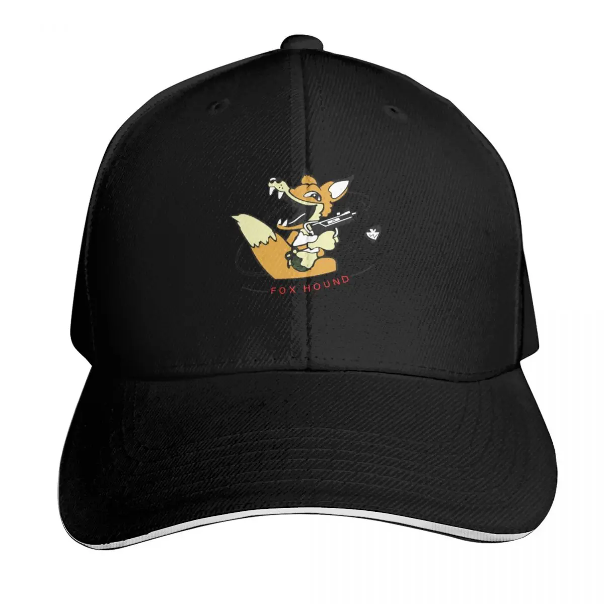 MGS - 90's Foxhound Baseball Cap Snap Back Hat derby hat Thermal Visor Custom Cap Mens Tennis Women's