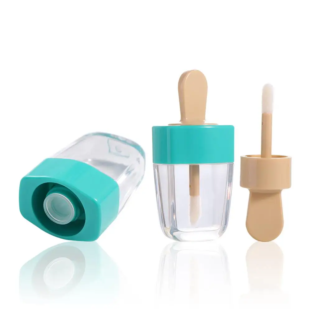 

Cute Makeup Tool Lip Glaze Tube 8ml Transparent Ice Cream Lipgloss Tube Empty Lipstick Filling Tube Lip Balm Tube