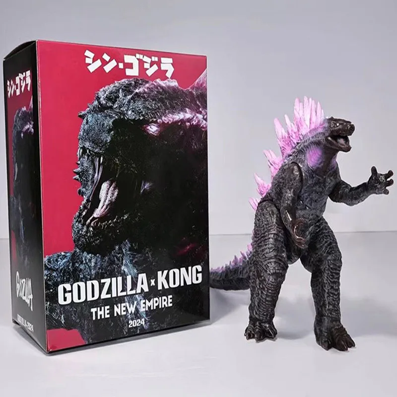 

NECA Godzilla 2024 Godzilla Vs. King Kong 2 Rise Of An Empire Pink SHM Articulated PVC Action Figure Kids Gift 16cm