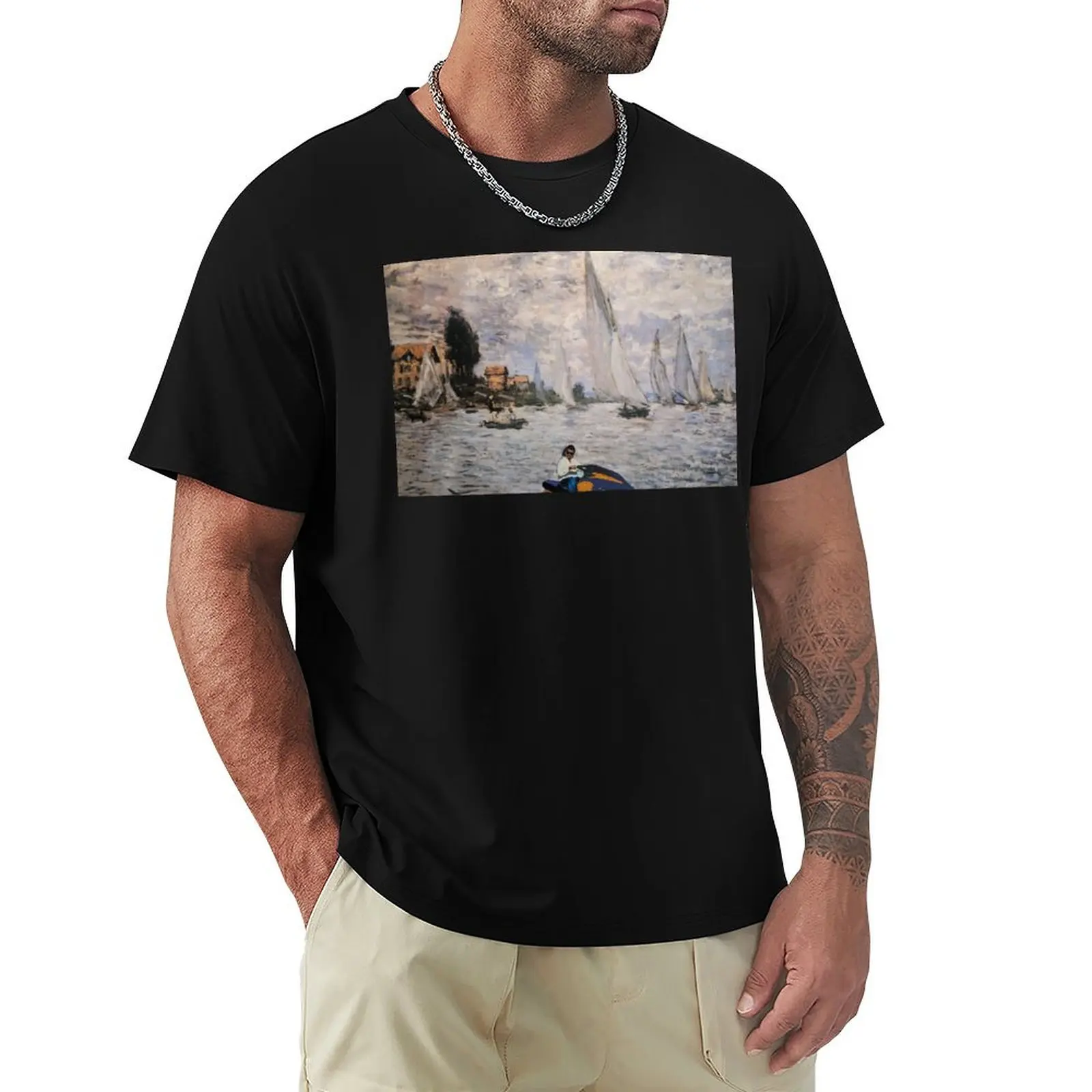 

Kenny powers through a Monet T-Shirt custom shirt summer clothes men t shirt