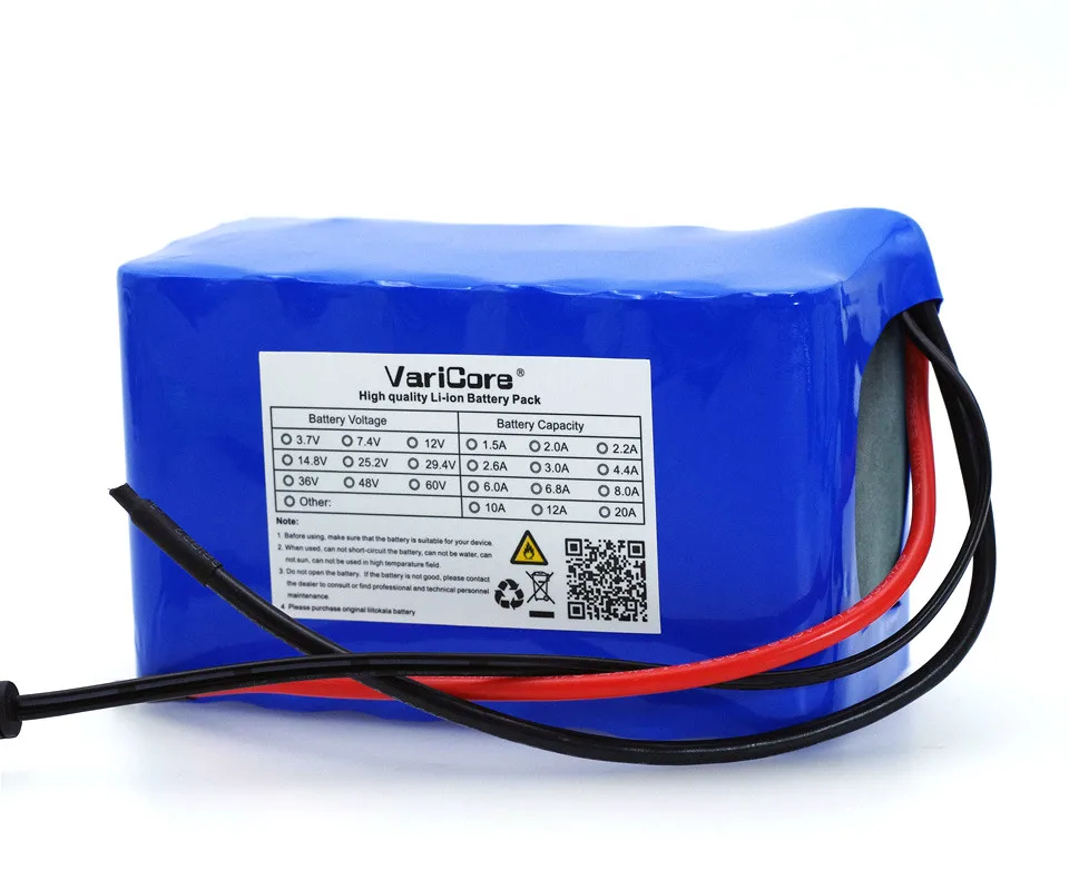 Аккумулятор VariCore 24 В, 6 А ч, 7S3P 18650, 29,4 в, 6000 мА · ч, 250 Вт, защита BMS, аккумулятор для электрического мопеда, литий-ионного аккумулятора