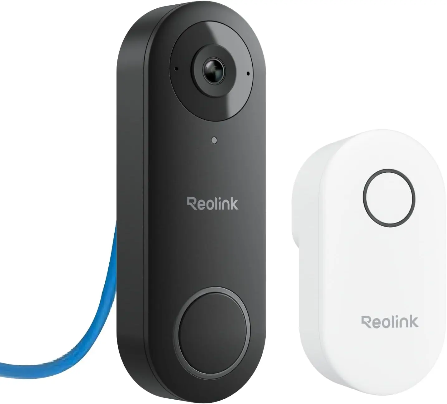 2K PoE Video Doorbell Camera with Chime, 180° View, 2-Way Talk, Local Storage, No Monthly Fees