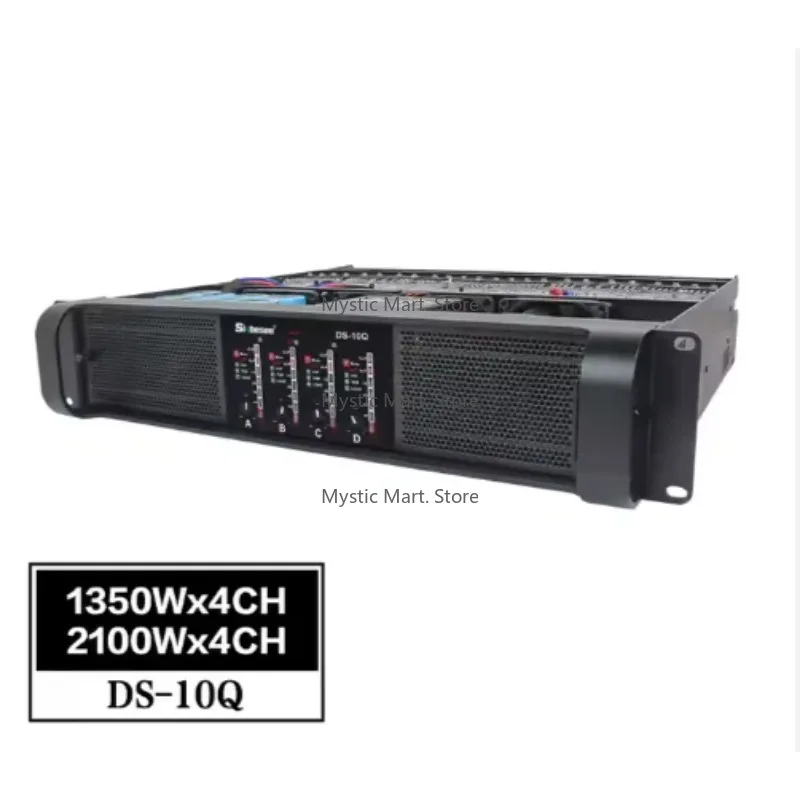 DS-10Q Sinbosen 10000q amplificador de potencia de audio música profesional dj 2000w 4 canales para altavoz Line Array