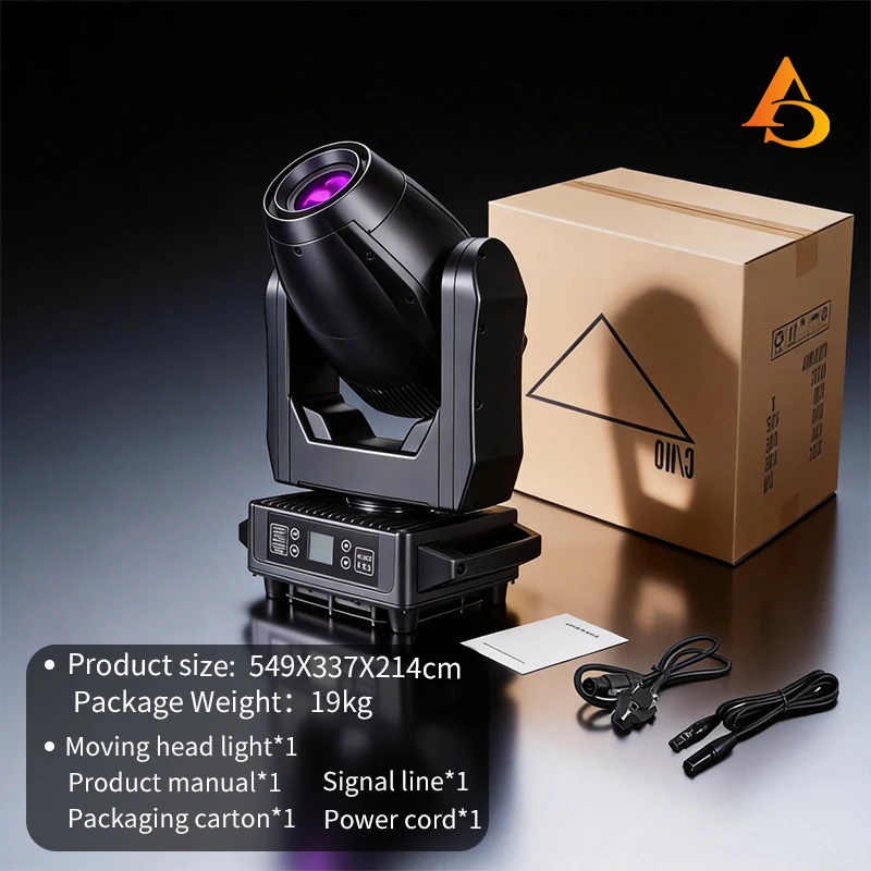 IP65 400W Waterproof BSW CMY Moving Head Light DMX Rainbow Atomized Effect Outdoor DJ Performance Stage Light