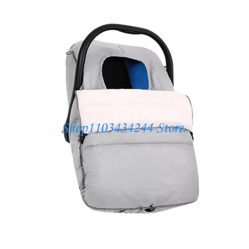  Infant Car Seats Canopy Case Protectors with Soft Fleece Lining, Provide Warmth and Wind Protections for Baby