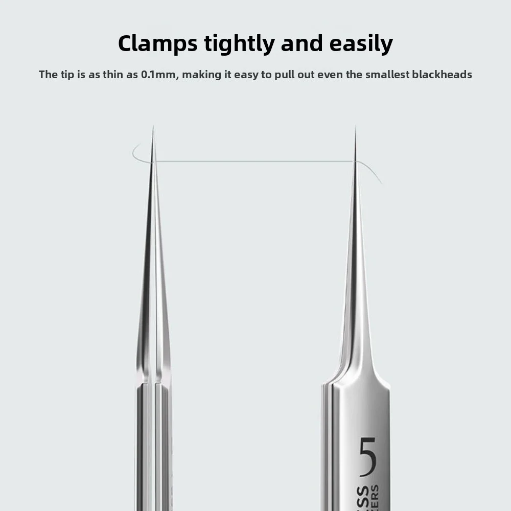 블랙헤드 제거기 여드름 압출기 핀셋 블랙헤드 클립 5종 추출기 여드름 코두름 제거 도구