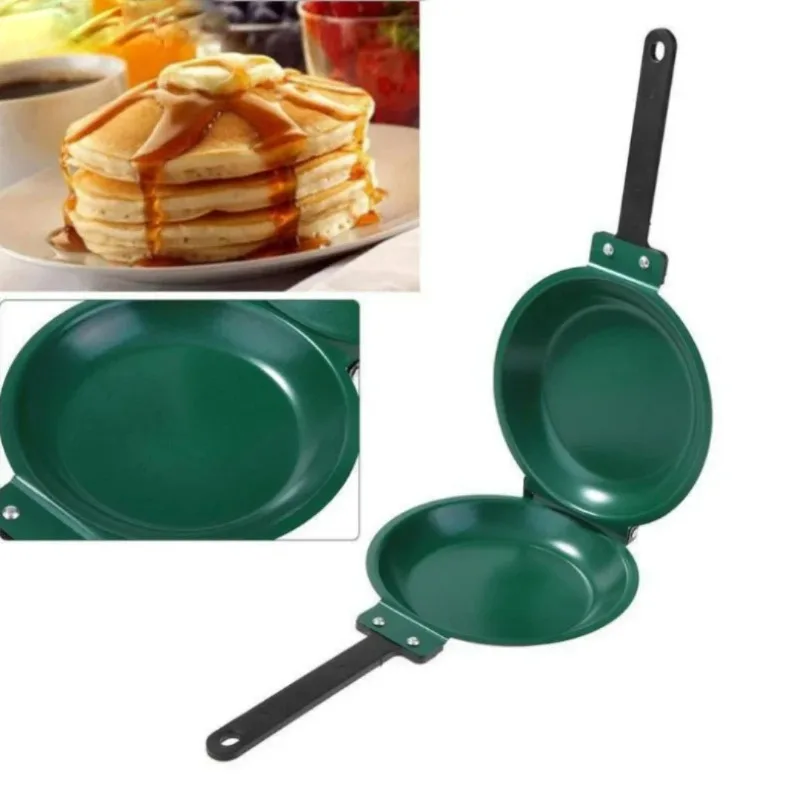 

Double Sided Reversible Frying Pan Nonstick non-toxic Ceramic Coating Pancake Pan Cake sandwich Fried Egg Pot Kitchen Cookware