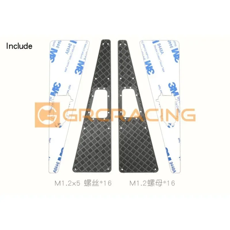 engine hood stainless steel decorative panel suitable for 1/10 RC tracked vehicle TRX-4 Defender modified parts