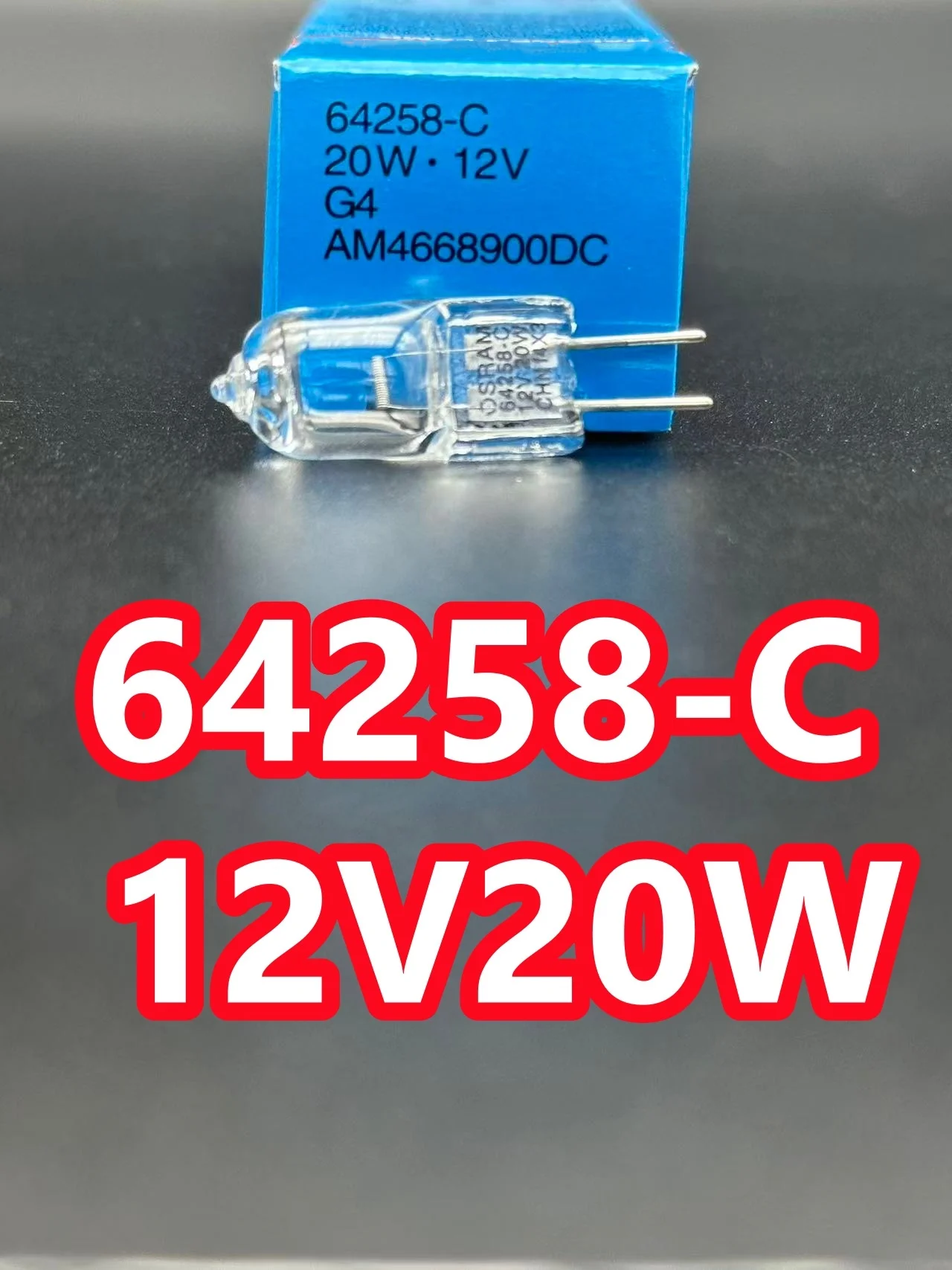 Brand new and original 64258-C 12V20W 2000 hours halogen tungsten filament bulb with UV biochemical analyzer