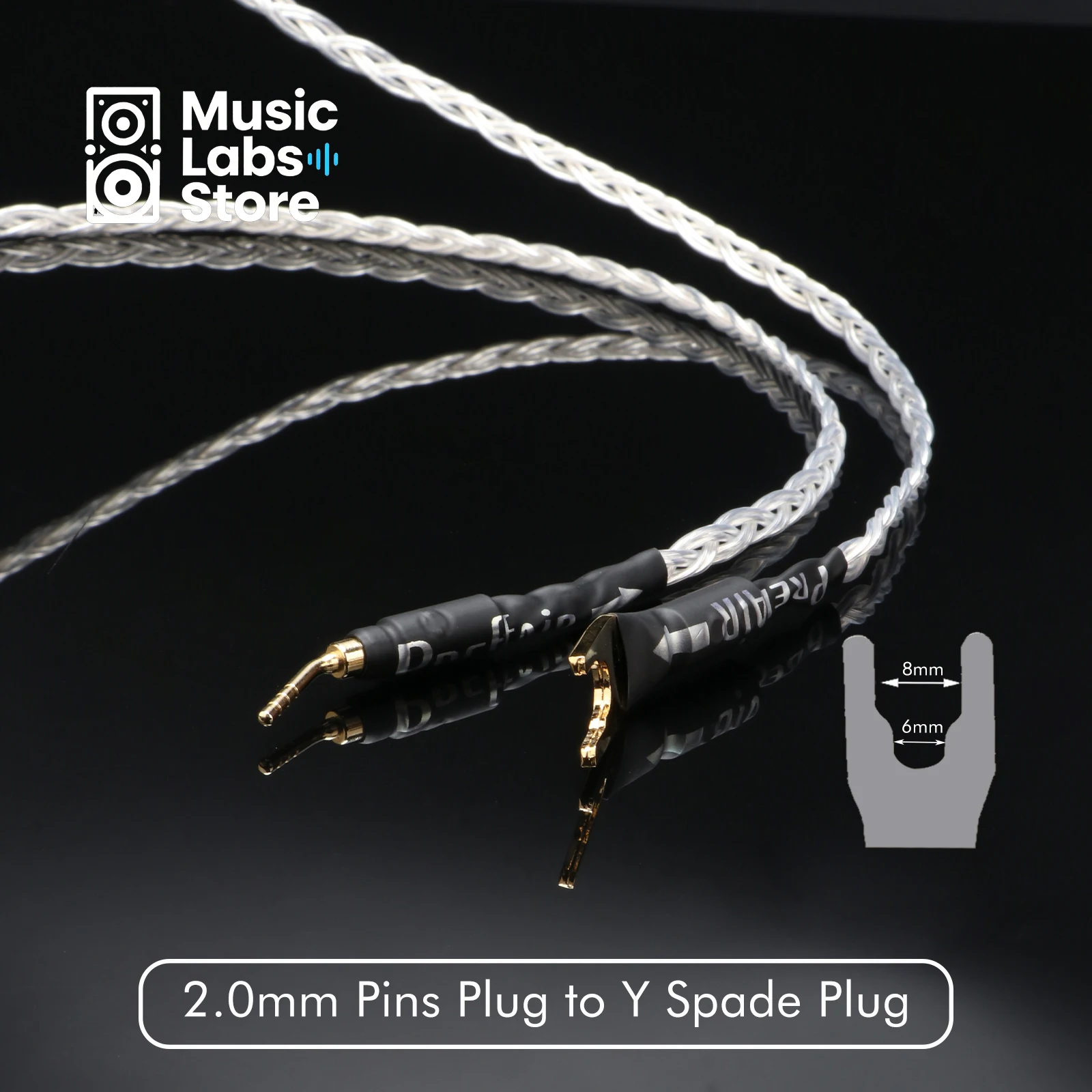 HiFi Audio Jumper Cable LP Vinyl Record Player Ground Wire OCC Silver Plated pin to y  y to b rca to y spadeBridge Cable