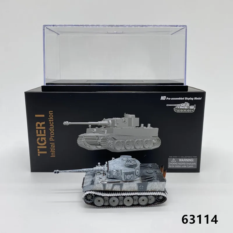 New 1/72 Scale Tiger I Initial Production s.Pz.Abt.502 Mga 1 Rotatable Turret 63114 German Finished Tank Display Model