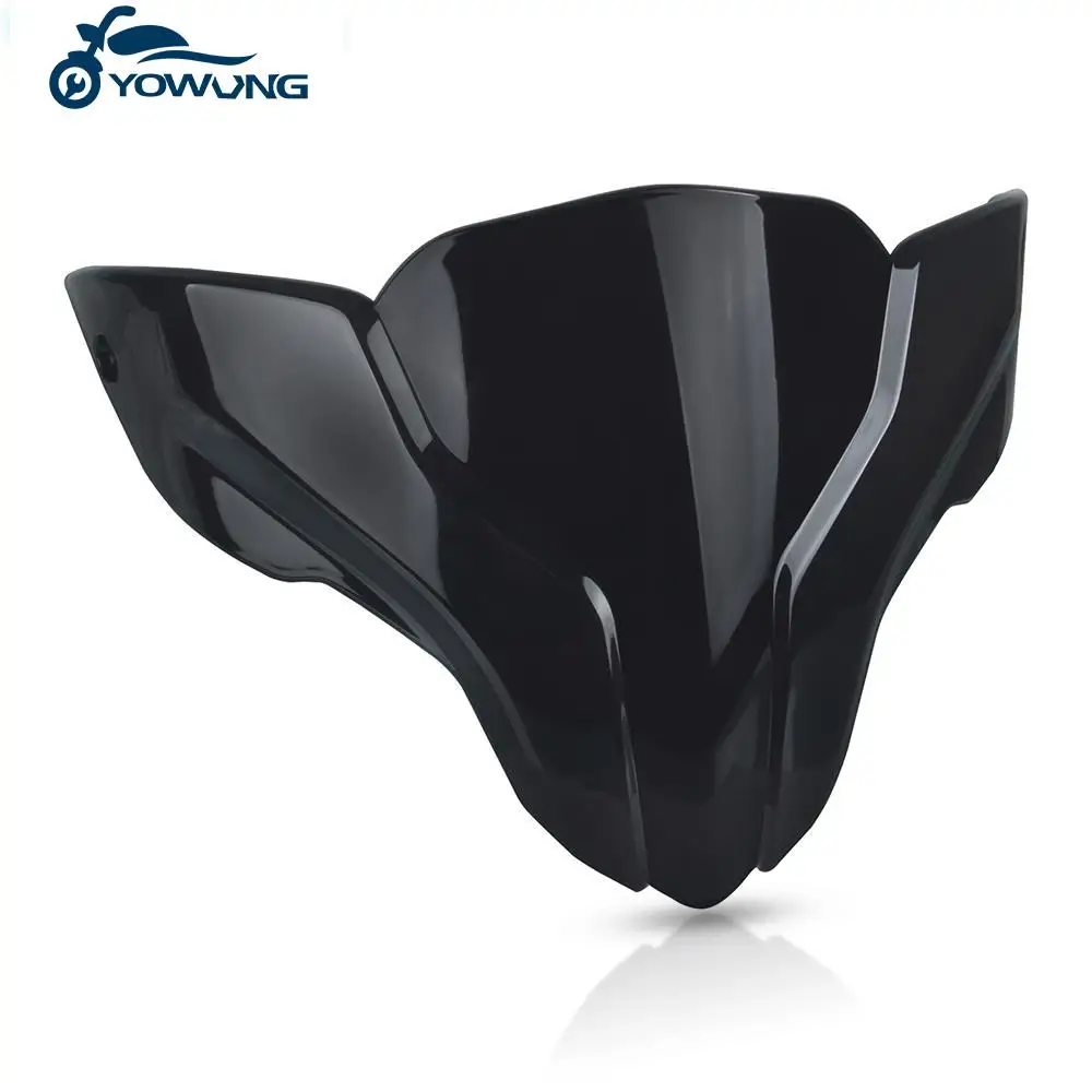 For BAJAJ Pulsar NS200 NS/200 RS/200 AS Motorbike Accessories Front Windshield Windscreen Windproof Air Wind Screen Deflector