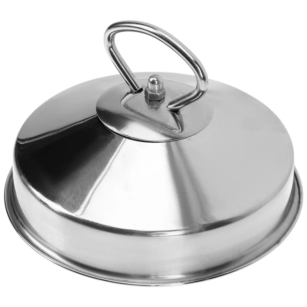 

Steaming Dome Cover Thickened Stainless Steel Pot Lid Heat Insulation Handle Splatter Proof Non-Slip Grip Kitchen Cooking