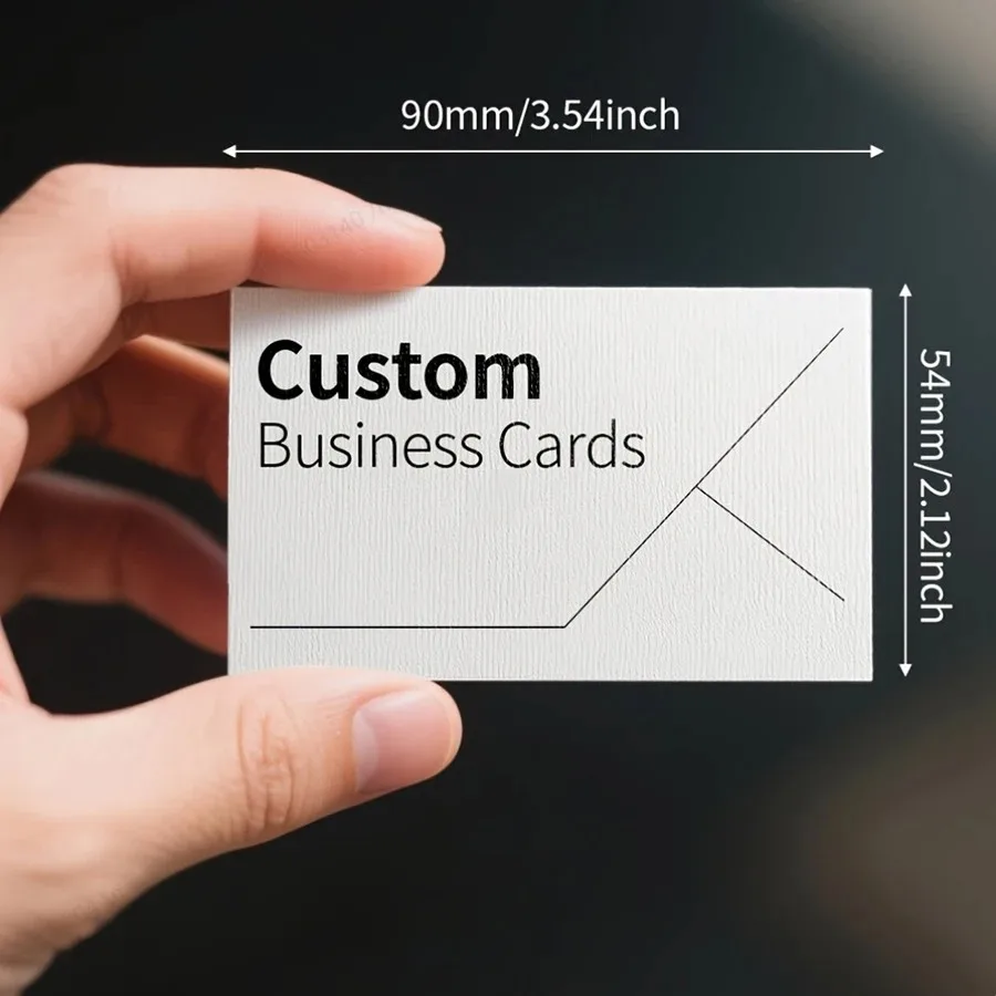 Custom Business Cards Personalized Customized Logo Text Name Card Custom Printing Business Visiting Cards For Company Entreprene