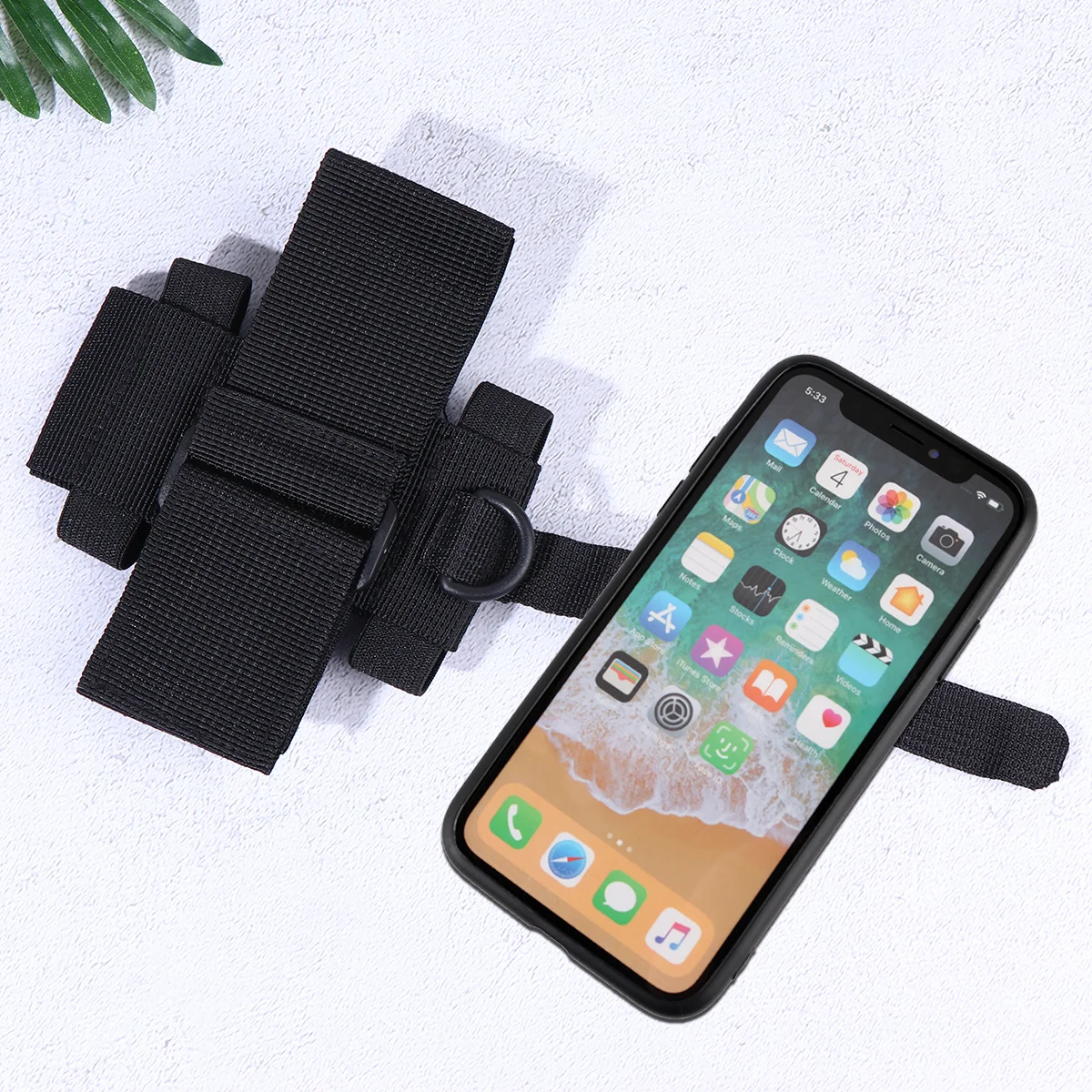 

Outdoor Sports Arm Band Bag Phone Holder Adjustable for Running Biking Gym Water Resistant Black Armband Case Arm Band Bag