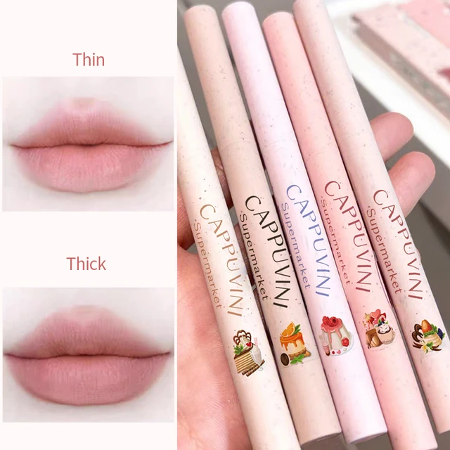 CAPPUVINI mat crayon à lèvres contour lèvres rouge à lèvres stylo imperméable longue durée couleur crayon à lèvres rouge à lèvres stylo 1