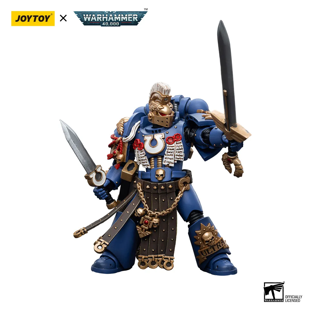 JOYTOY Warhammer 40k 1/18 Action Figures Anime 12cm Ultramarines Honour Guard Chapter Champion