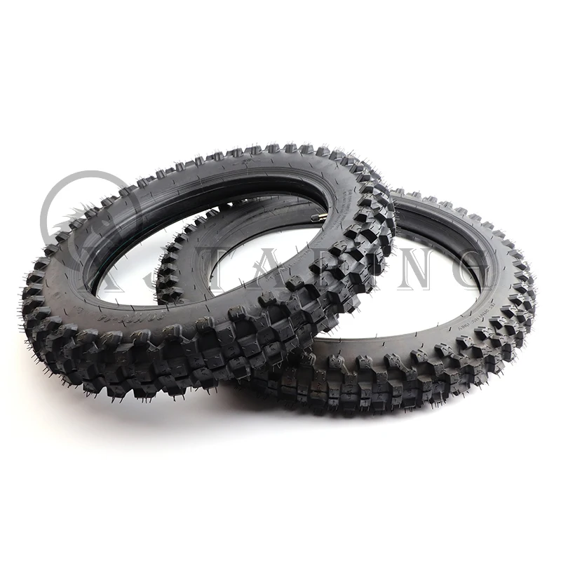 Off Road Tire 90/100-14 70/100-17 Inner And Outer Tires For Mud Pit Motorcycle Off Road Motorcycle 14/17 Inch Rear/Front Wheel