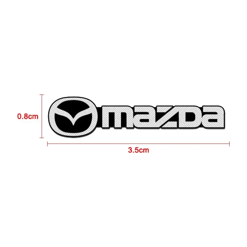 Car Audio Decorate 3D Aluminum Badge Emblem Stickers For Mazda 2 3 6 CX-3 CX-5 CX-8 MX-30 MX-5 BT-50 MX3 MX5 ATENZA ATENZA R360