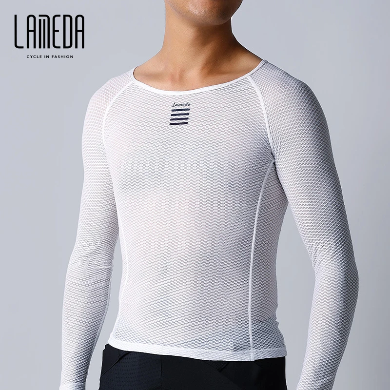 LAMEDA Cycling Long Sleeves For Men Sweat-Absorbing Breathable Top Tight Underwear Bicycle Clothing MTB Road Bike Sweat-wicking