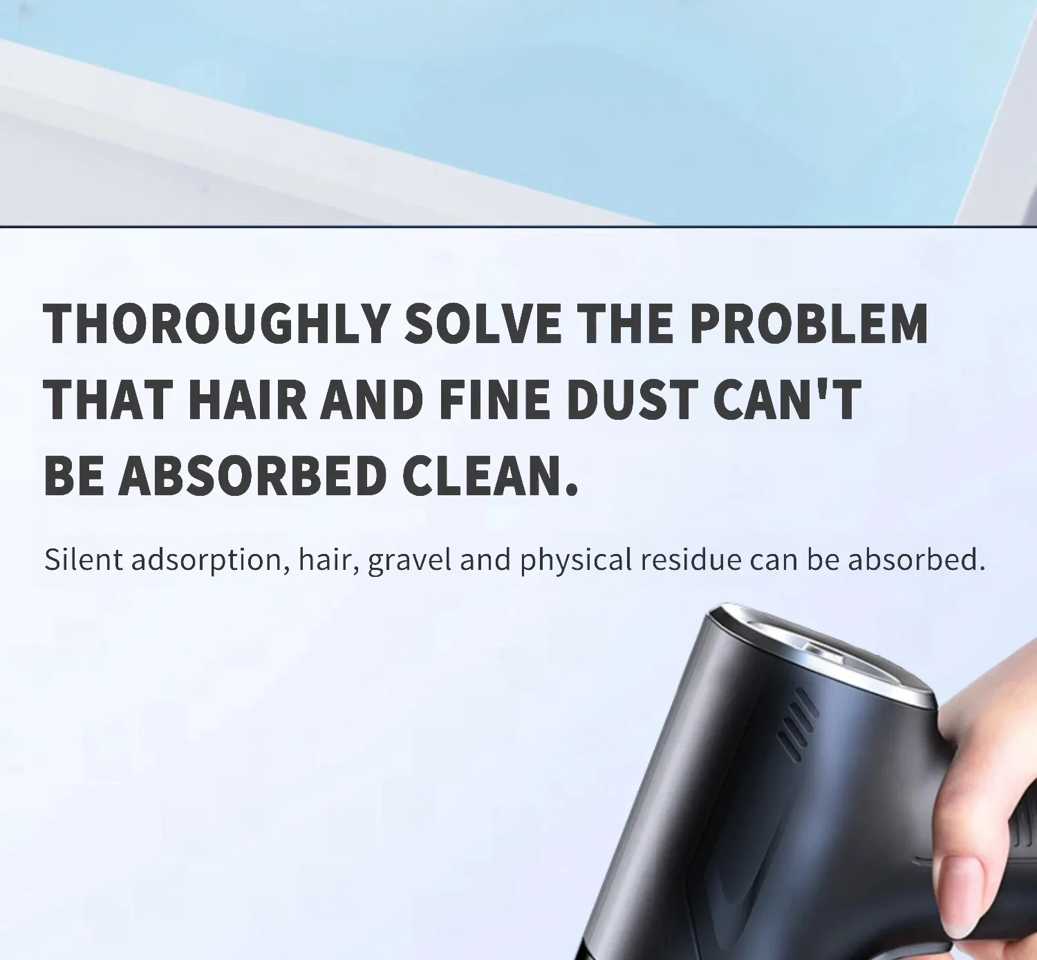 CENRR 980000PA Mini Car Vacuum Cleaner Strong Scution Powerful Wireless Car Cleaner HandHeld Air Gun Portable Vacuum Cleaner