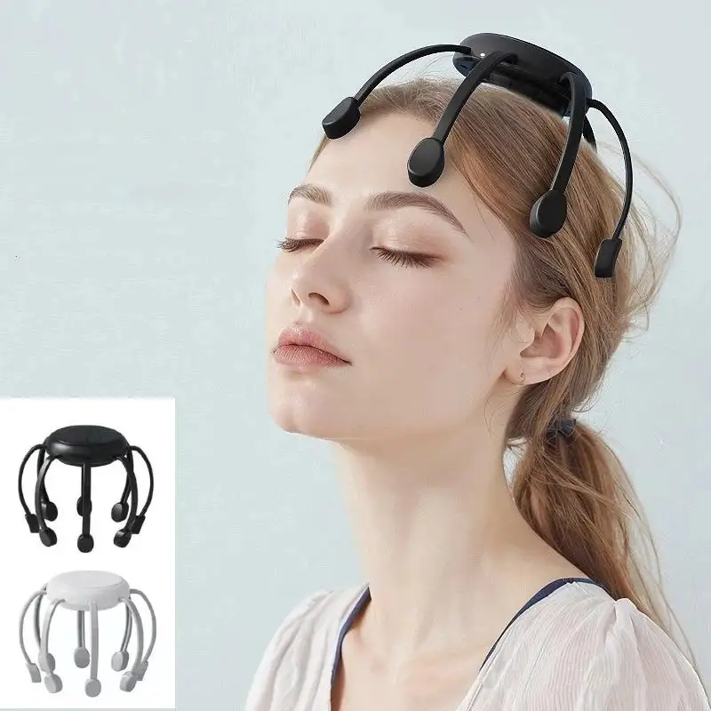 Electric Scalp Massager Head Massage Machine Intelligent Vibrating Stress Relax With 5 Modes 360 Degree Hair Massager~