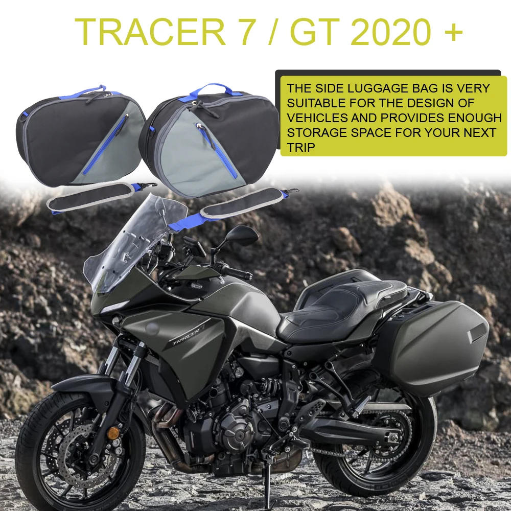 

Motorcycle Saddlebag Luggage Pannier Liner Bags Waterproof Side Bags For YAMAHA Tracer 7 GT Tracer700 TRACER 700 2020 2021 2022