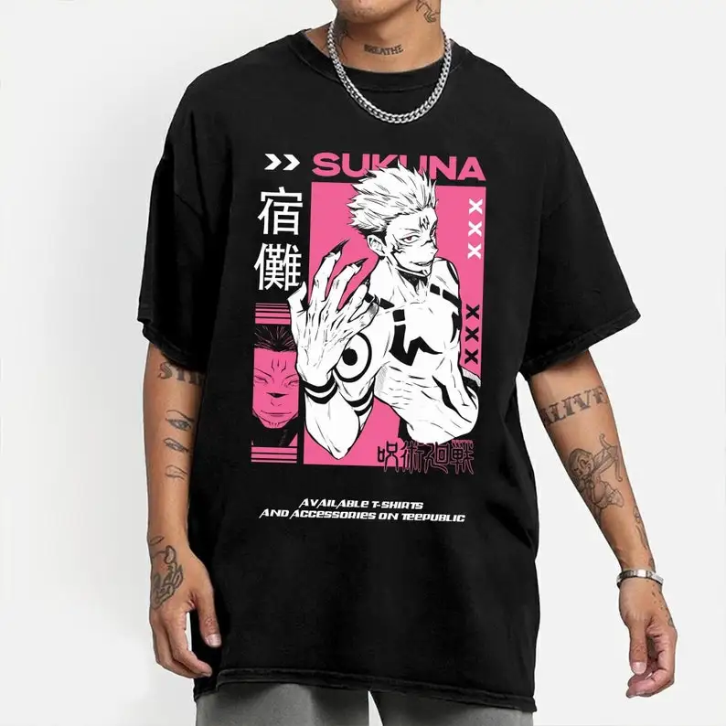 Ryomen Sukuna Anime Shirt Gift,Yuji Itadori Tee,Yuta Okkotsu Appareal