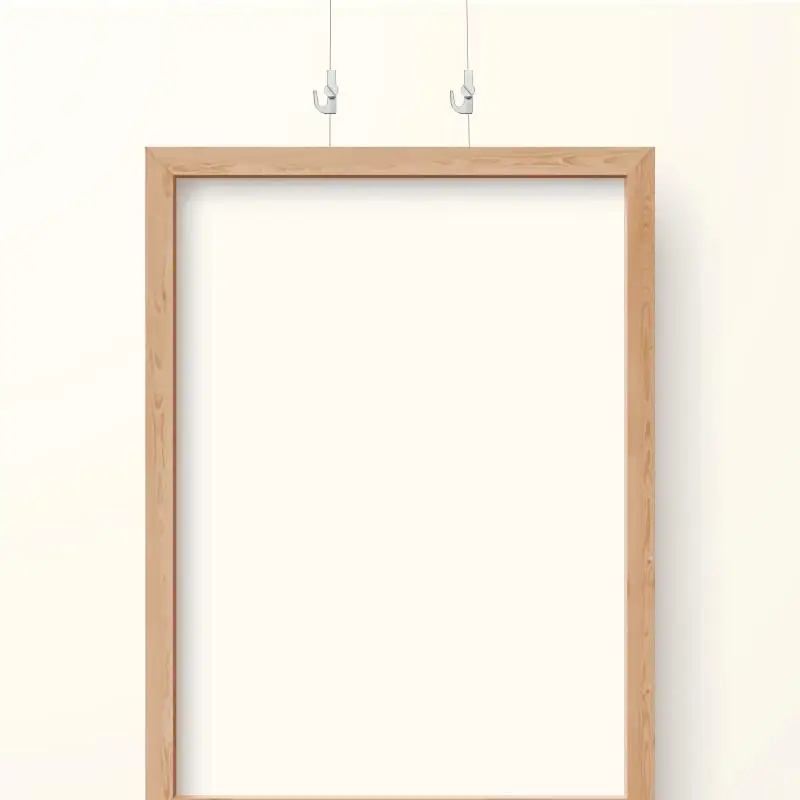 New Stainless Steel Picture Hangers Heavy Duty Rail Hooks Silver Easy Installation For Paintings Photos Decorations