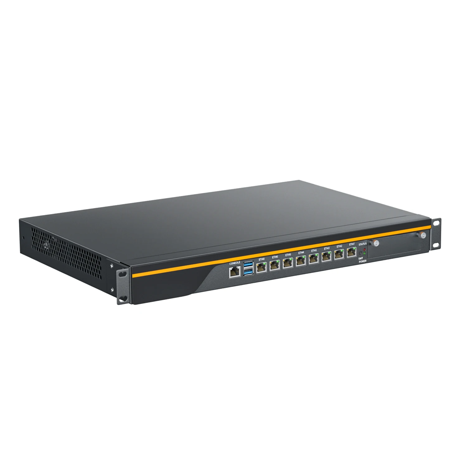 1U Rackmount LGA1151 جهاز جدار الحماية i7 9700 i5 9400 i3 9100 E3-1245V5 8 LAN 2/4 10G SFP pfSense OPNsense Mikrotik Server