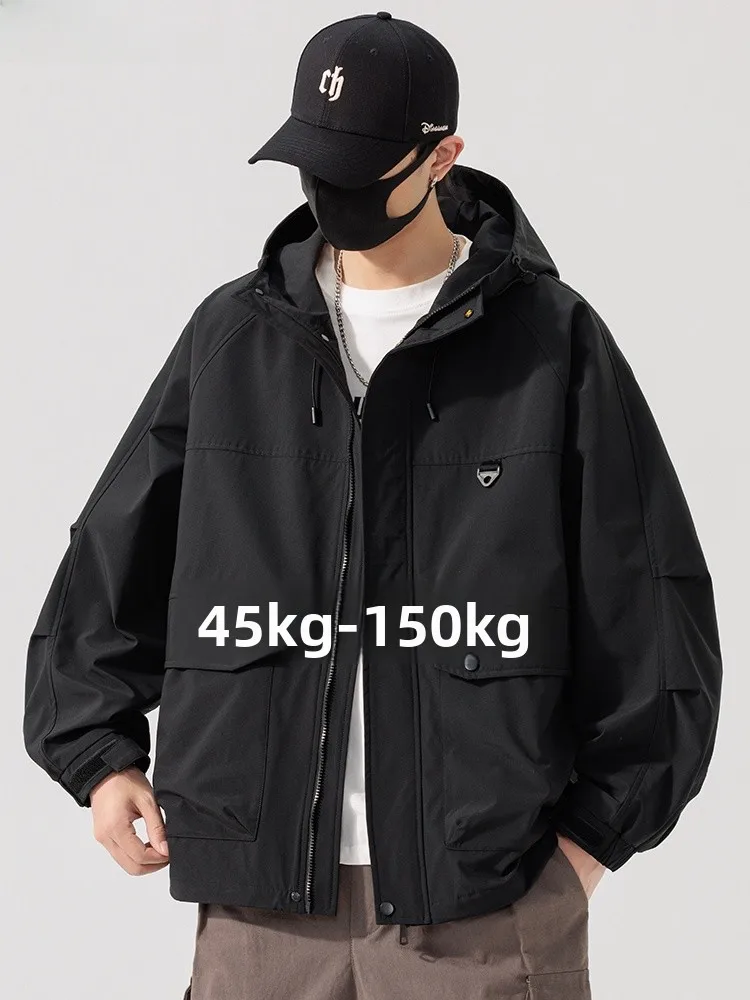 

Мужская повседневная куртка в американском стиле для активного отдыха, весна-осень, модный бренд, свободный крой, большие размеры, рабочая одежда, ветрозащитная, полиэстер/нейлон