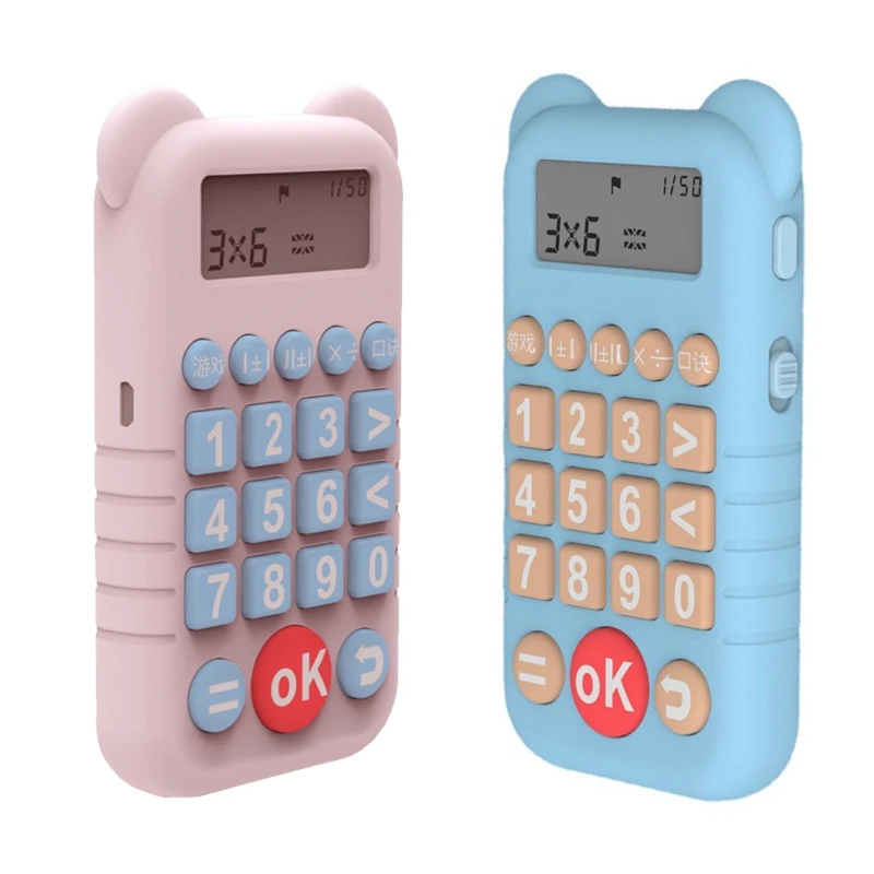 English/Chinese Voice Rechargeable Children's Math Calculation Trainer Intelligent Learning Machine Educational Toy