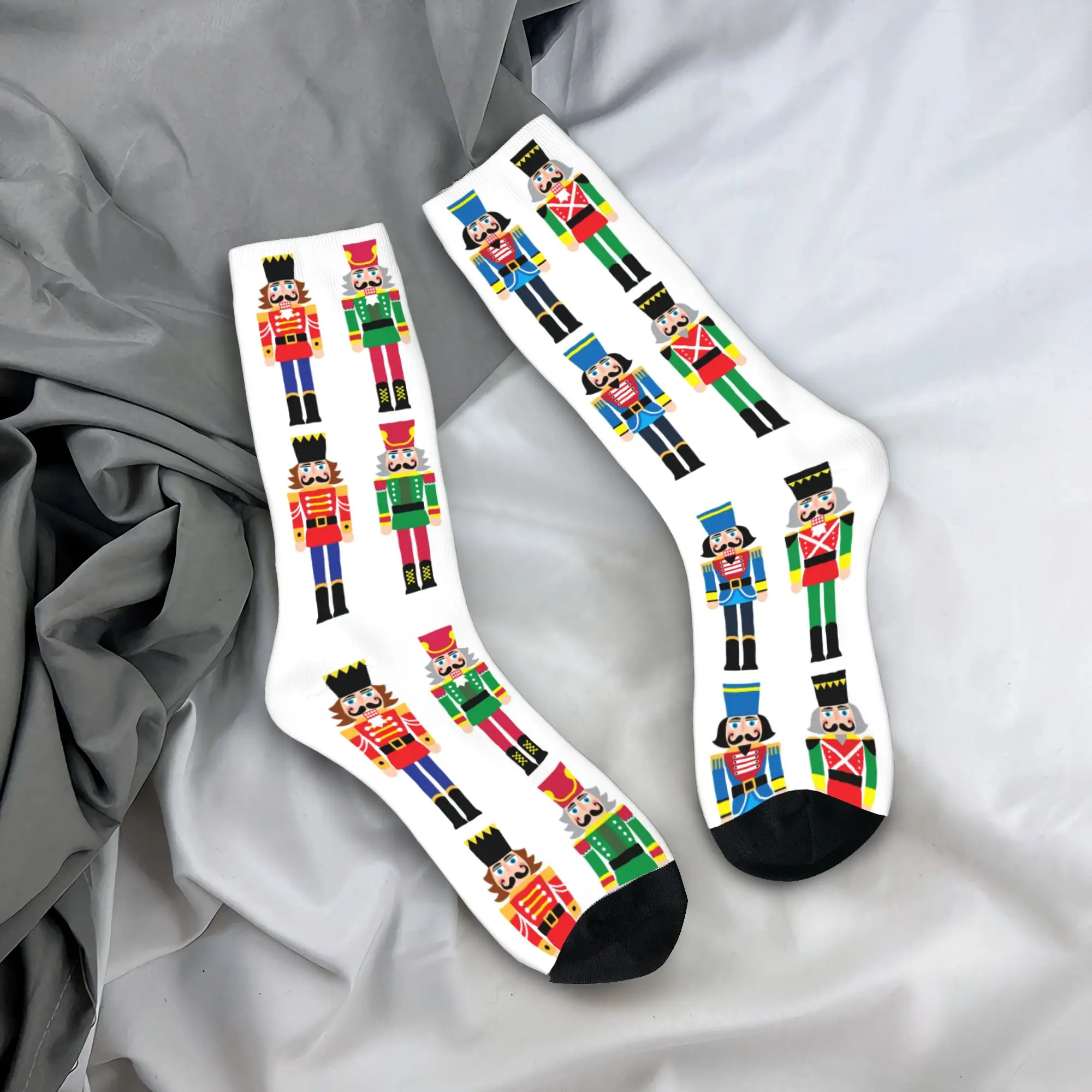 الكبار الرجال الجوارب عيد الميلاد كسارة البندق جوارب مكافحة العرق الجوارب المريحة الخريف خمر الرسم في الهواء الطلق جوارب رياضية #1
