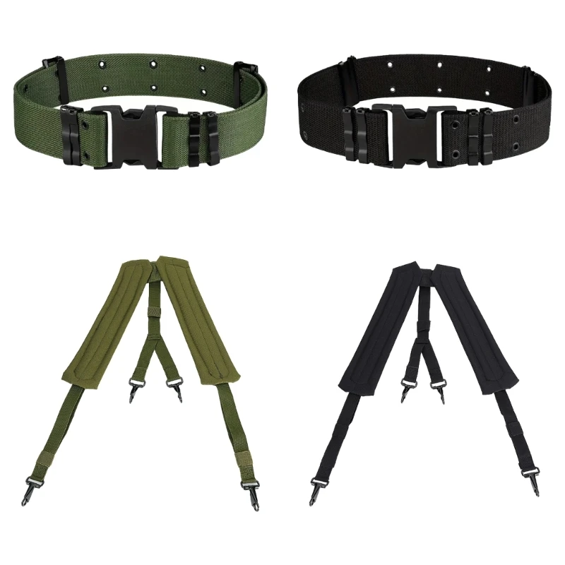 Oxford Cloth Shoulder Chest Strap Adjustable Outdoor Tactically Belt Fitness Double Shoulder Strap Easy to Use