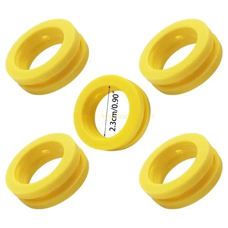 D0AB 5 PCS 교체 가능한 장치 예비 개스킷 O 링 소다 기계 개스킷 반지 소다수 기계 용 실리콘 씰 링